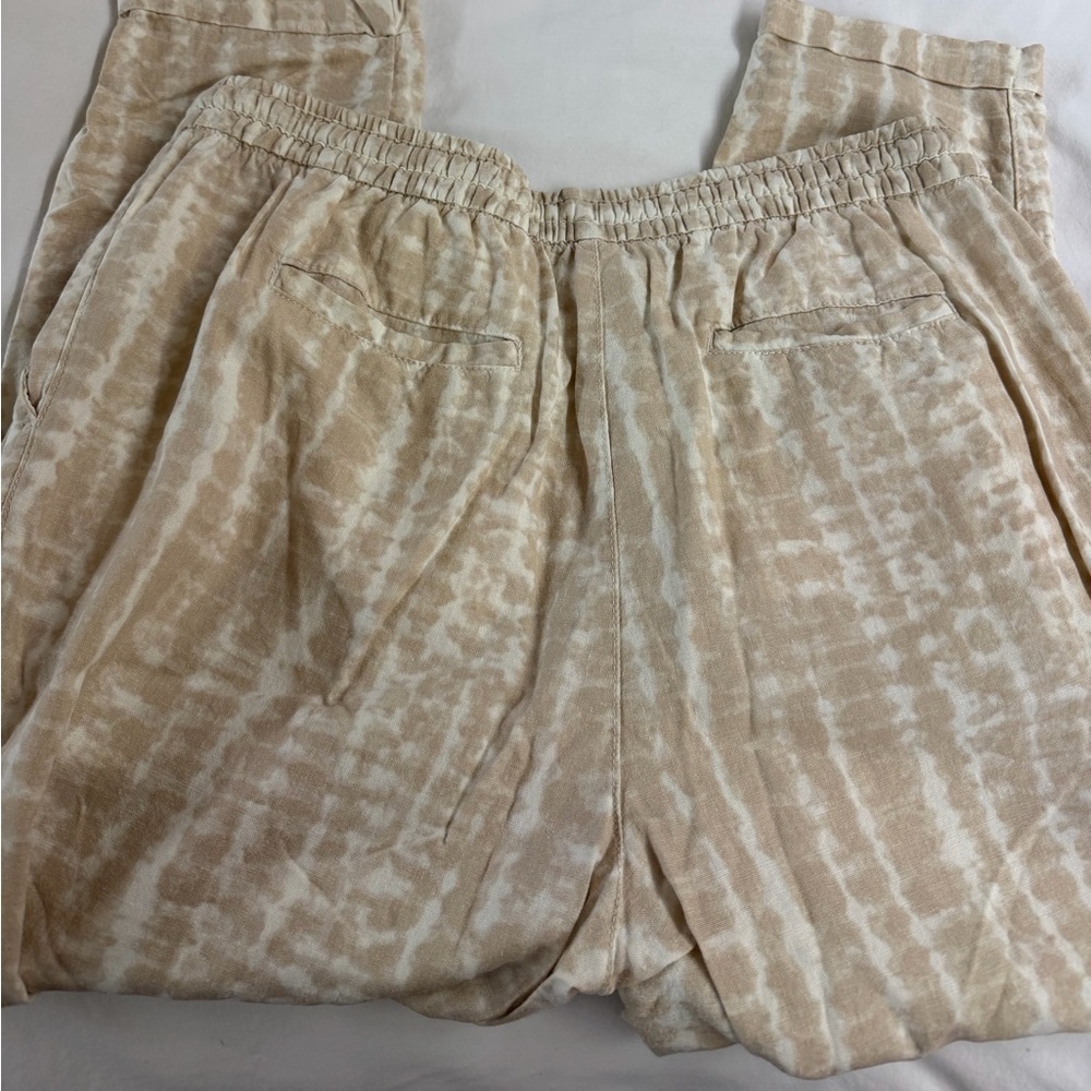 Beige Tie-Dye Women’s Pants - Picture 4 of 4